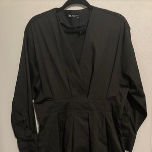 Zara pleated dress L